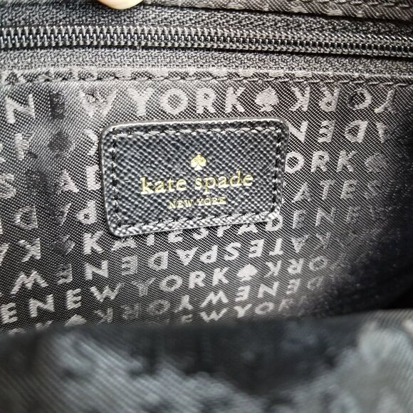 Kate Spade Purse Womens Black Nylon Bradley Wilson Road Backpack 11x9x6 - Picture 11 of 15